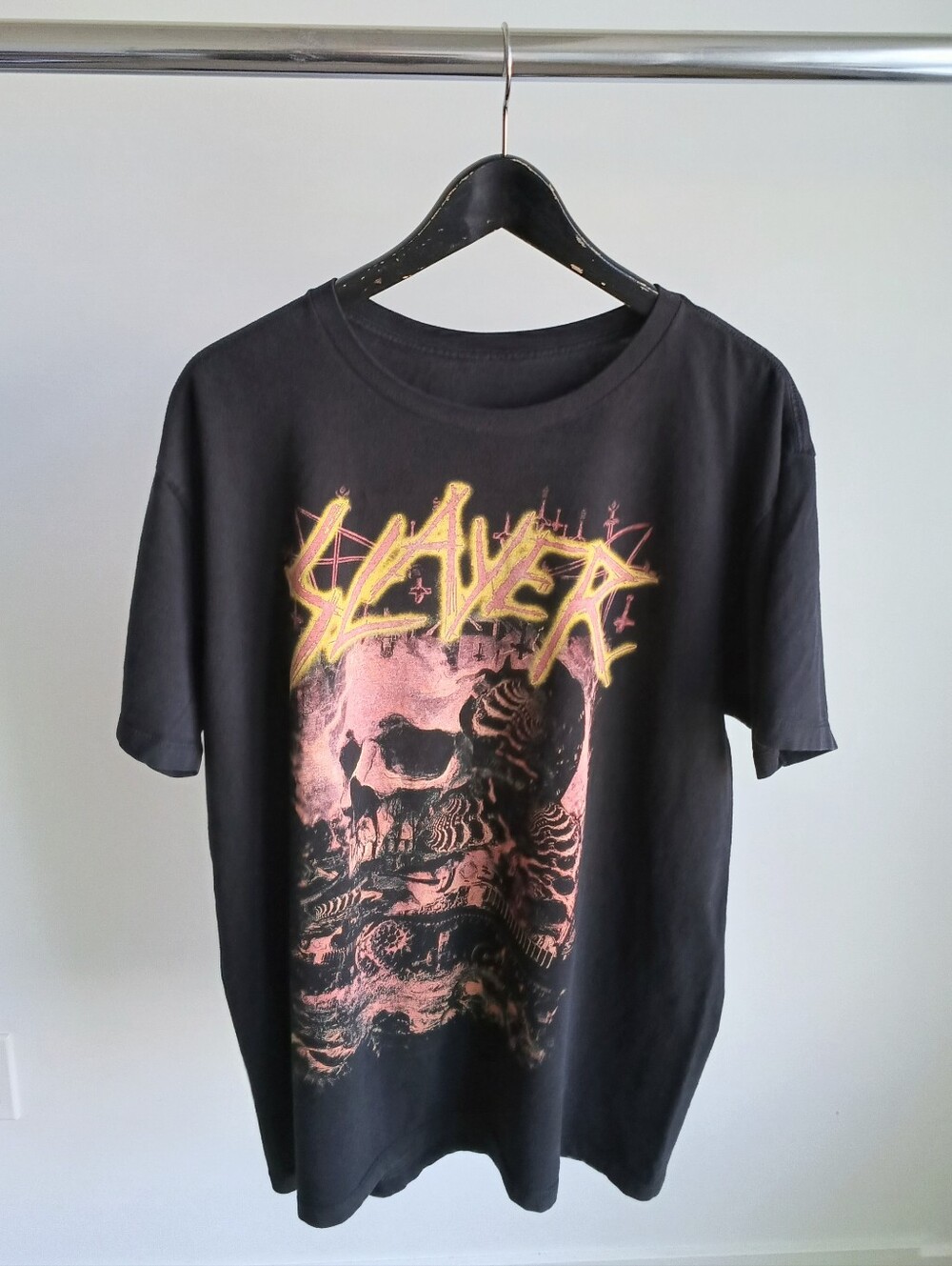 Slayer Band Tee Vintage 2018 2019 Final World Tour T-Shirt Size XL Black Merch